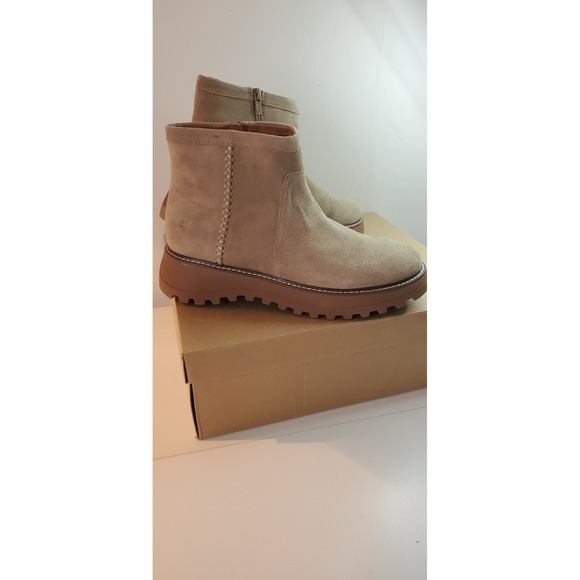 Lucky Brand Chameli Dune WP Suede Waterproof Ankle Lug Boots LK-CHAMELI 9M - Picture 2 of 14